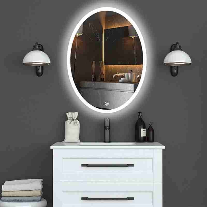 Livorno LED Back light oval Mirror BAIN SIGNATURE