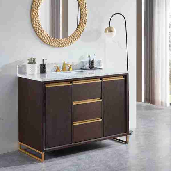Preston Double Sink Vanity With Marble Top 48" BAIN SIGNATURE